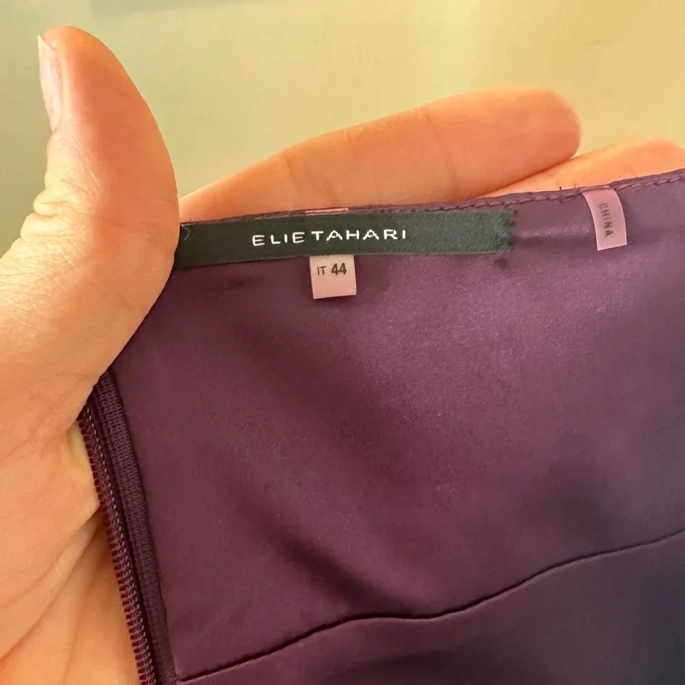 Elie Tahari Elegant Evening Dress Sz. 10 - Picture 6 of 6